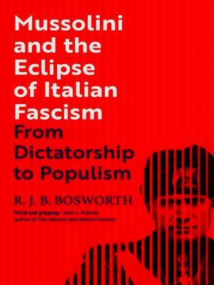 cover image of Mussolini and the Eclipse of Italian Fascism